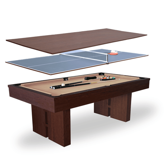 “The Westwood” 7’ Multi-Game Table Without Benches