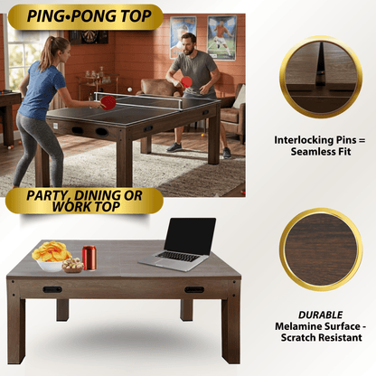 Espresso “The Transformer” 7’ 4 in 1 Multi-Game Table